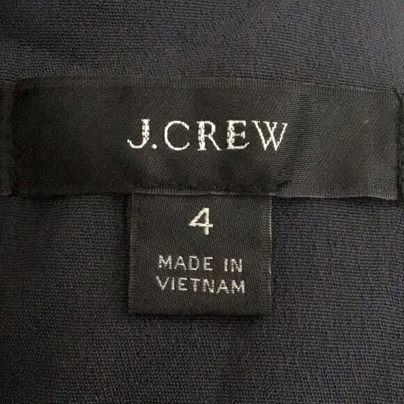 J. Crew Navy Blue Velvety Velour Button Up Pocket Chest Long Sleeve Shirt - Picture 15 of 16